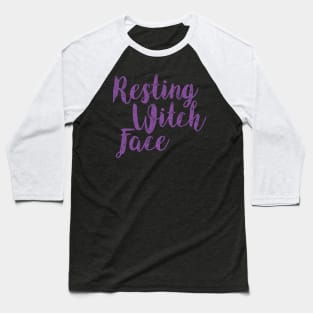 Resting Witch Face Baseball T-Shirt